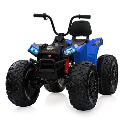 ATV electric Kinderauto MonsterQuad, 400W, 24V 14Ah, echipare PREMIUM, albastru
