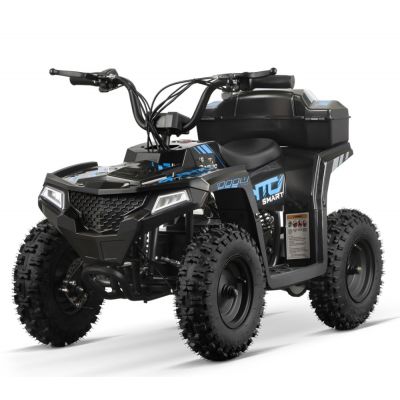 ATV electric NITRO E-QUAD Acanto 1000W cu baterie 36V 8Ah Lithium, culoare albastra