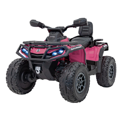 ATV electric pentru copii Autokids Can-Am Outlander 3-10 ani 12V 4x4, 180 W cu viteza 3-6 km/h, roti eva, cu telecomanda atv copii (ca005)