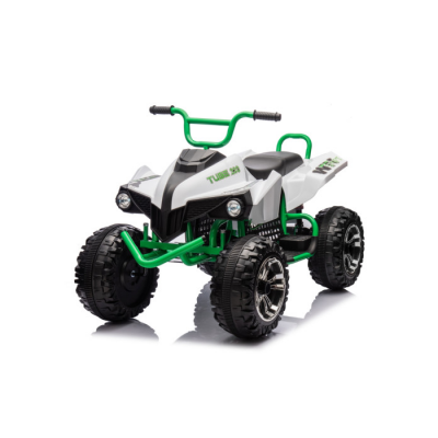 ATV electric pentru copii cu 2 locuri TURBO FAST EDITION 360W 4x4 (S621) Alb - Autokids.ro