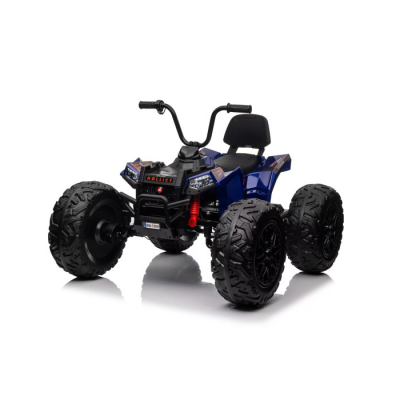 ATV electric pentru copii Monster Wheel 4x4 24V 350W (sx2129) Albastru - Autokids.ro