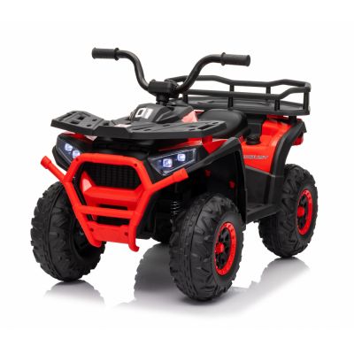 Atv electric pentru copii Nichiduta Desert XRobust 4x4 Speed Red cu telecomanda,4 motoare, acumulator 24V 4.5Ah,suport picioare,efecte sonore,faruri cu lumini LED,pornire la buton, pedala acceleratie