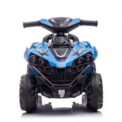 Atv electric pentru copii Nichiduta Power X Speed Blue,2 motoare, acumulator 12V 4.5Ah,roti rezistente,suport picioare, manere ergonomice,efecte sonore,faruri cu lumini led,pornire la buton,pedala acceleratie