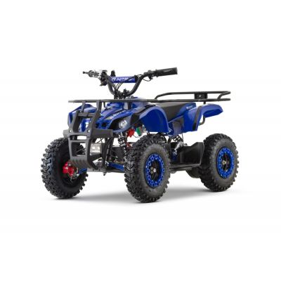 ATV electric pentru copii NITRO Torino Quad 1200W 48V Snowy Tyre, culoare Albastra