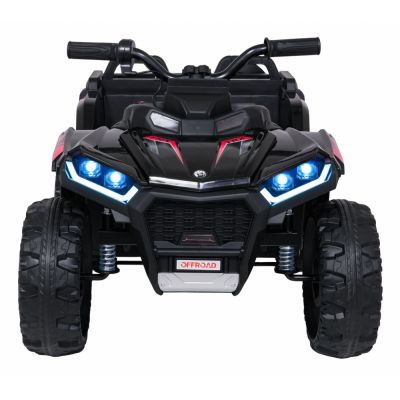 ATV electric pentru copii Quad Sport TX ATV, cu Portbagaj, 4 motoare de 35W, 2 baterii de 12V7Ah, telecomanda 2.4 GHz, suspensii, pornire lenta, panou audio dotat cu MP3, Bluetooth, USB, Lumini LED frontale