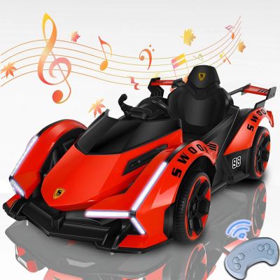 Kart Electric 12V7AH pentru Copii, Masinuta de Curse cu Drift, Rosu