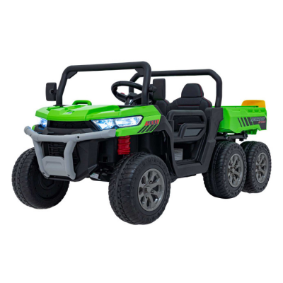 Masinuta eIectrica pentru copii Autokids FARMER TRUCK SPEED 900 4x4 180W (623B) cu basculanta electrica Verde