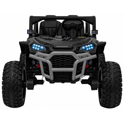Masinuta electrica 4x4 pentru copii Honda Black, motor 4 x 120W, baterie 24V9Ah, cu telecomanda 2.4G, 2 viteze, panou audio, lumini led, amortizoare