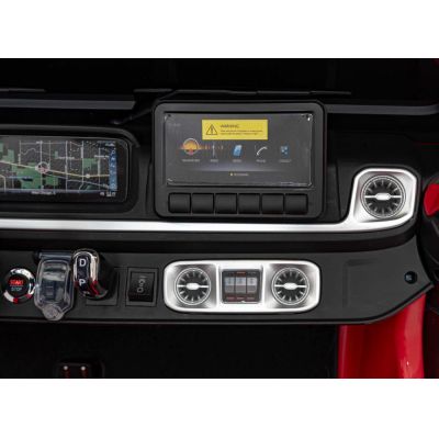 Masinuta electrica 4x4 pentru copii Mercedes Benz G63 AMG XXL, motor 4 x 200W, baterie 24V7Ah, panou audio, buton de pornire, slow start, dimenesiune 159 x 97 x  81 cm