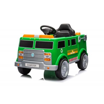 Masinuta electrica copii 2-5 ani, Kinderauto Dumpster, 70W 12V, echipare premium, verde