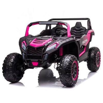 Masinuta electrica copii Nichiduta UTV Racing Pink 12V,telecomanda 2.4G,usi cu deschidere,faruri led,pornire la buton,muzica,centura de siguranta