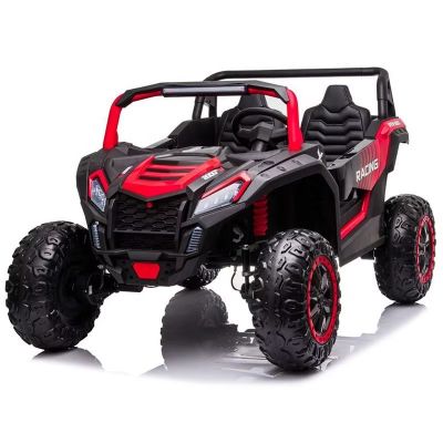 Masinuta electrica copii Nichiduta UTV Racing Red 12V,telecomanda 2.4G,usi cu deschidere,faruri led,pornire la buton,muzica,centura de siguranta