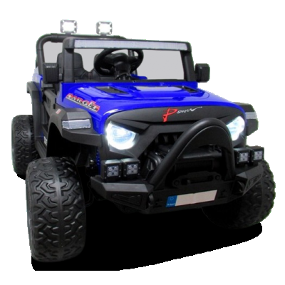 Masinuta electrica cu telecomanda pentru copii R-Sport X16 Albastru 110x70x68 cm, varsta 1-5 ani, roti Eva, scaun din piele Eco, putere 90W