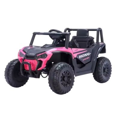 Masinuta electrica de teren pentru copii Nichiduta Talon i-4WD Pink cu telecomanda,acumulator 12V,2 motoare,scaun din piele