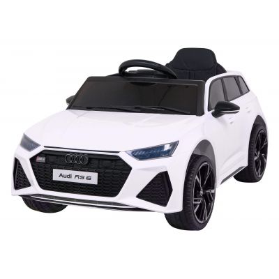 Masinuta electrica pentru copii 1-4 ani Audi RS6 cu roti moi, scaun tapitat, Telecomanda 2.4GHz, faruri si stop cu lumini LED, Bluetooth, 12V 50W (BRD-2118) Alb ieftina Masinuta electrica pentru copii 1-4 ani Audi RS6 cu roti moi, scaun tapitat, Telecomanda 2.4GHz, faruri si stop cu lumini LED, Bluetooth, 12V 50W (BRD-2118) Alb ieftina