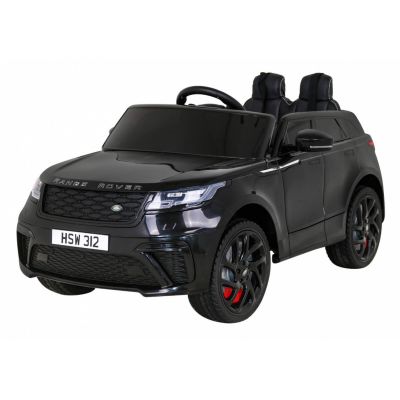 Masinuta electrica pentru copii 2-5 ani Range Rover Velar Fast cu roti moi, scaun tapitat, Telecomanda 2.4GHz, lumini LED masina copii 3 ani negru ieftina