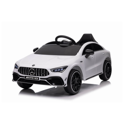 Masinuta electrica pentru copii 2-6 ani Mercedes-AMG CLA45 Lux 12V 90W (xmx628) Alb - Autokids.ro