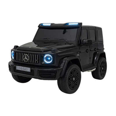 Masinuta electrica pentru copii 2-8 ani cu 2 locuri New Mercedes AMG G63 XXL 24V 800W 4x4 cu roti moi, Telecomanda 2.4 GHz, faruri cu lumini LED Negru