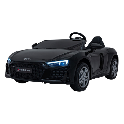 Masinuta electrica pentru copii 2 locuri cu sarcina pana la 100kg si viteza max 15km/h Audi R8 Spyder 24V (A3000) Negru - Autokids.ro