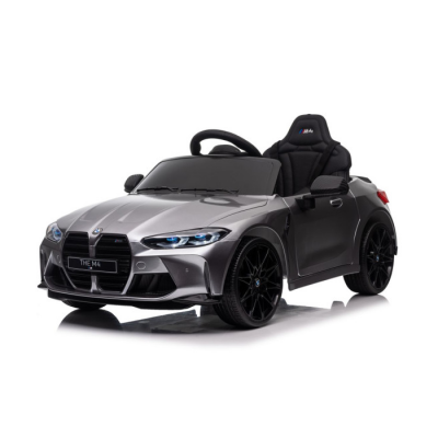 Masinuta electrica pentru copii BMW M4 Competition 12V 70W (sx2418) Gri metalizat - Autokids.ro
