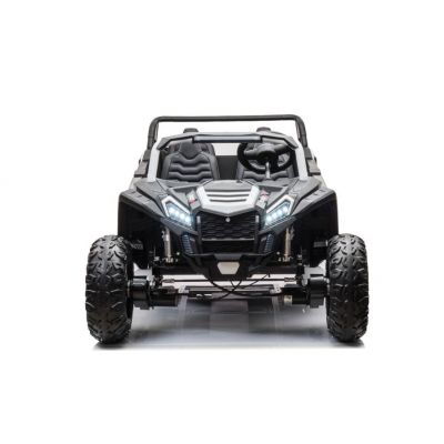 Masinuta electrica pentru copii Buggy A033 4x4 White, cu 4 motoare 150W fiecare, baterie 2x24V10Ah, roti din EVA, cu faruri si stopuri functionale, sistem audio integrat cu USB, MP3 AUX si radio FM, pana la 11 kmh