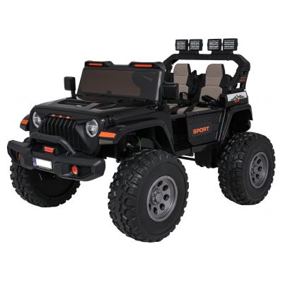 Masinuta electrica pentru copii cu 2 locuri Jeep Extreme Sport 24V 400W 4x4 (2539) Negru - Autokids.ro