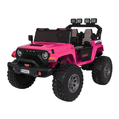 Masinuta electrica pentru copii cu 2 locuri Jeep Extreme Sport 960W 4x4 (2539) Roz - Autokids.ro