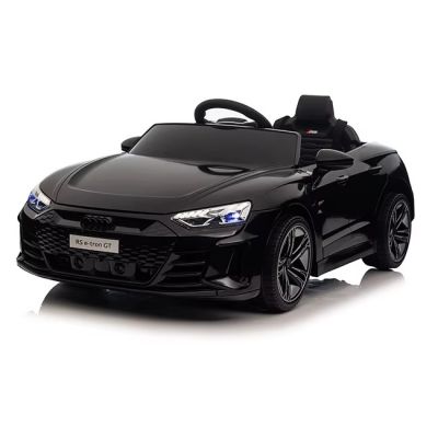 Masinuta electrica pentru copii cu licenta Audi RS E-Tron GT Black,Telecomanda,Roti EVA,Acumulator 12V 4,5Ah,Incarcator inclus,Centura de siguranta,Lumini LED,Slow Start,Indicator baterie,Usi cu deschidere,Sistem troller