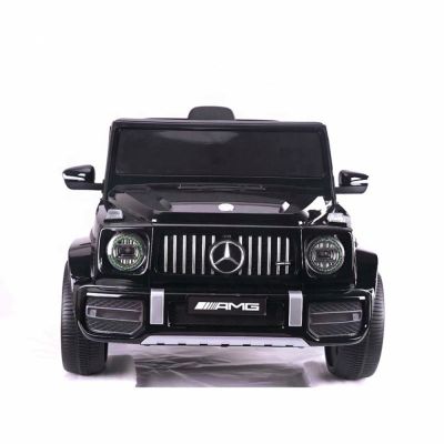 Masinuta electrica pentru copii cu licenta Mercedes Benz AMG G63 Black cu telecomanda 2.4G,2 motoarex35w,deschidere usi,lumini LED,suspensii,volan cu functii,pornire la buton