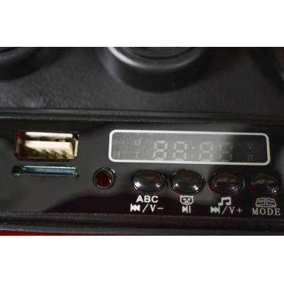 Masinuta electrica pentru copii cu telecomanda,roti din cauciuc EVA,3 nivele viteza,acumulator 12V4Ah,usi cu deschidere,lumini LED,mufa MP3,Licenta Mercedes AMG GTR Red