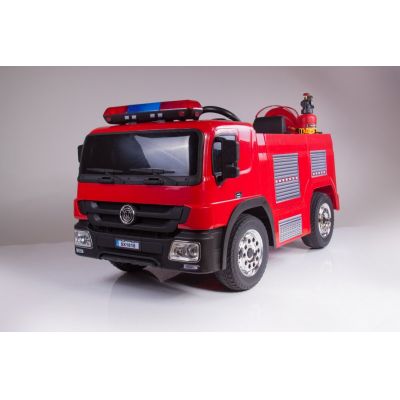 Masinuta electrica pentru copii de POMPIERI (1818) Rosu - Autokids.ro