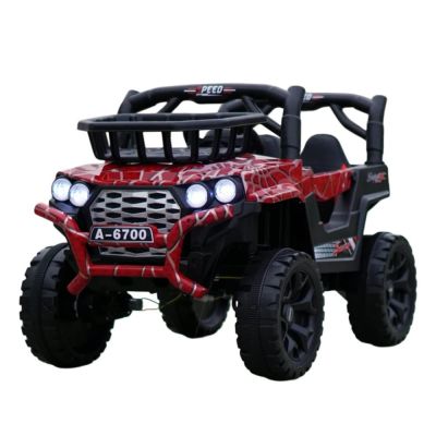 Masinuta electrica pentru copii, Kinderauto CAPE-X 4x4 100W, 12V, scaun tapitat, RED spider
