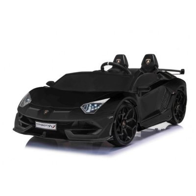Masinuta electrica pentru copii Lamborghini Aventador SVJ Roadster 24V 500W Drift cu 2 locuri viteza maxima 13km/h (2028-drift) Negru - Autokids.ro