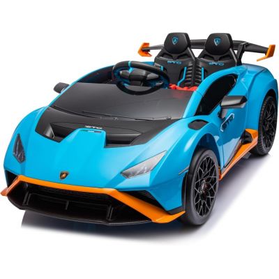 Masinuta electrica pentru copii Lamborghini Huracan STO 12V 80W Premium, albastru