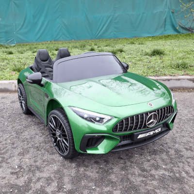 Masinuta electrica pentru copii Mercedes Benz AMG SL63 4x4 12V 200W (SL63) Verde metalizat - Autokids.ro