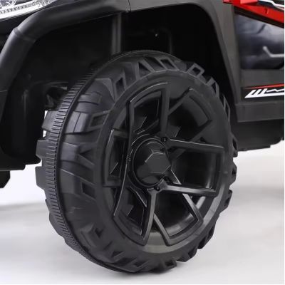 Masinuta electrica pentru copii Nichiduta 12V Off Road Race Pink cu telecomanda 2.4G,faruri cu lumini LED,sunete,muzica, 2 motoare x 35w,functie slow start,mufa USB,centura de siguranta