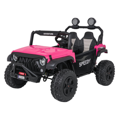 Masinuta electrica pentru copii SUV ALL TERRAIN 24V 800W 4x4 (3568) Roz - Autokids.ro