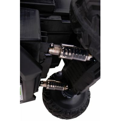 Masinuta electrica pentru copii UTV, cu 2 motoare de 200W, baterie 24V7Ah, telecomanda de 2.4 GHz, cu 3 viteze, suspensii, roti EVA, scaun dublu din piele ecologica, deschidere usi, Lumini LED, panou audio USB