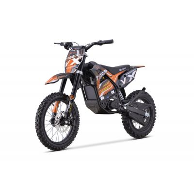 Motocicleta electrica Nitro Tiger VX DLX  2000W 14 12 60V 15.6Ah Lithiu ION, culoare portocalie