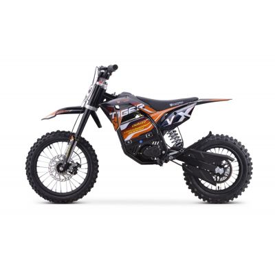Motocicleta electrica Nitro Tiger VX DLX  2000W 14 12 60V 15.6Ah Lithiu ION, culoare portocalie