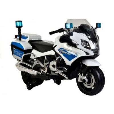 Motocicleta electrica pentru copii politisti BMW R1200RT CU ROTI MOI  Police