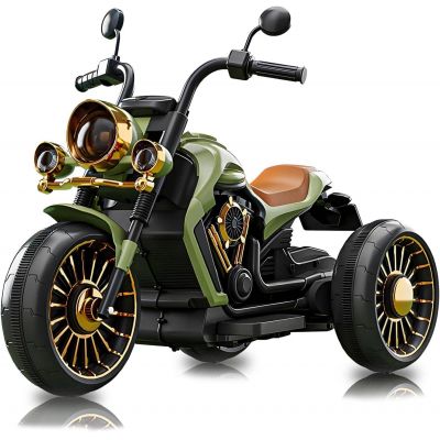 Motocicleta electrica Timebox, Functie mers inainte/inapoi, Faruri, Verde