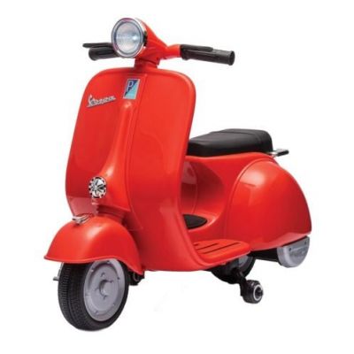 Scuter electric Piaggio VESPA 150 VL1T 110W 12V 10Ah, roti moi, scaun tapitat, culoare rosie