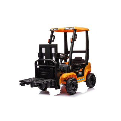 Tractor stivuitor electric pentru copii JCB (0959) Galben