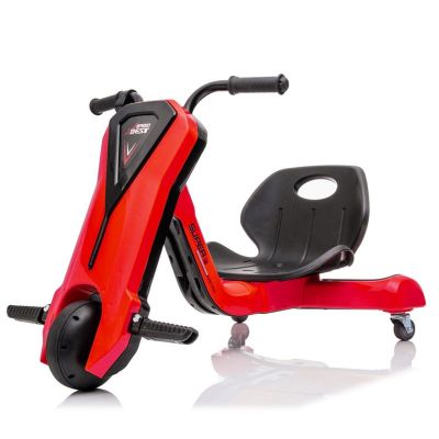 Tricicleta electrica pentru copii intre 4 si 7 ani, Kinderauto Slider 360 12V, culoare rosie