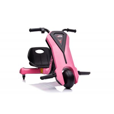 Tricicleta electrica pentru copii, Kinderauto Slider 360 12V, culoare roz