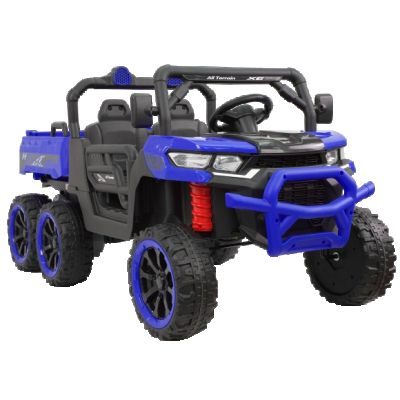 UTV electric pentru 2 copii Kinderauto X-Force 300W 24V premium, culoare albastru