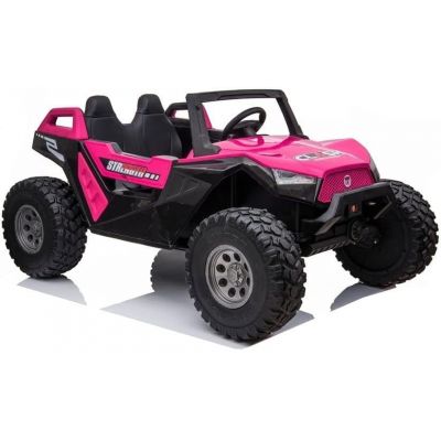 UTV electric pentru 4 copii, Kinderauto Buggy XXL , 500W 24V 14Ah, culoare roz