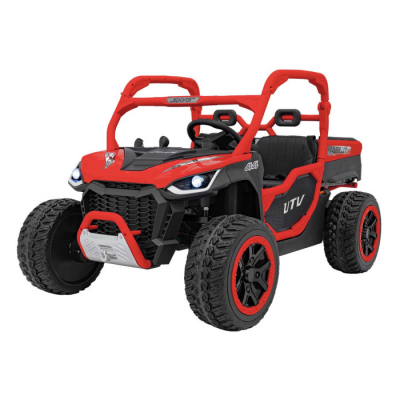UTV electric pentru copii 2-8 ani cu 2 locuri Autokids Farmer Truck 24V 300W 4x4 Telecomanda 2.4 GHz Bluetooth roti eva buggy electric copii 307