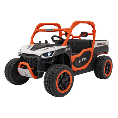 UTV electric pentru copii 2-8 ani cu 2 locuri Autokids Farmer Truck 24V 300W 4x4 Telecomanda 2.4 GHz Bluetooth roti eva buggy electric copii 307